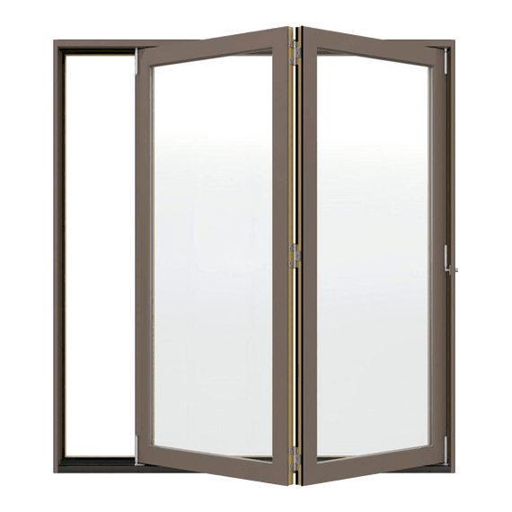 W-4500 Series Right-Hand Folding Wood Patio Door
